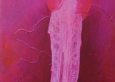madonna | 2015 | Acryl mit Filzschnur auf Leinwand 90x100 cm | "madonna"©Raphaela C. Näger2015
